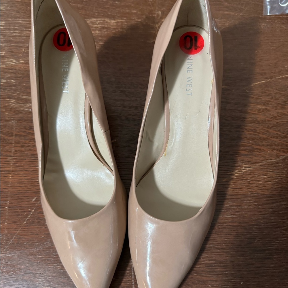 Nine West nude heels